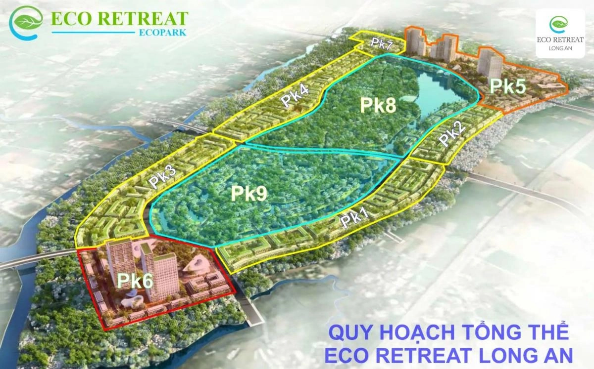 Chi tiết 9 Phân Khu Tại Eco Retreat Long An - Xem Qua Hiểu Ngay.