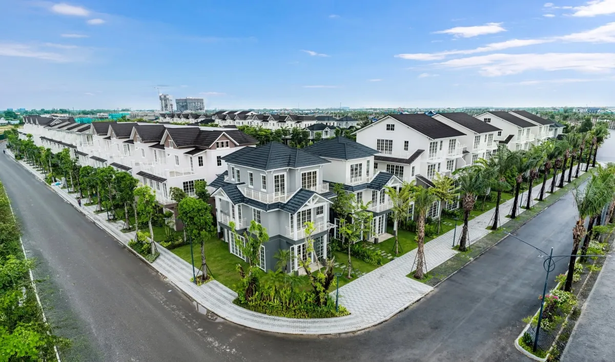 Cụm biệt thự phân khu Mùa Xuân chuẩn bị đón cư dân