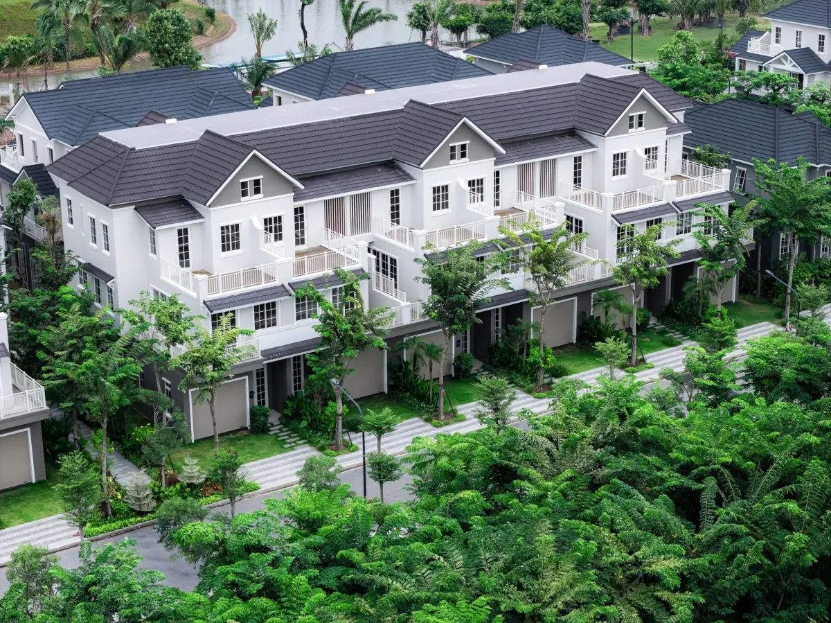 Toàn cảnh phân khu Mùa Xuân Eco Retreat sau khi bàn giao