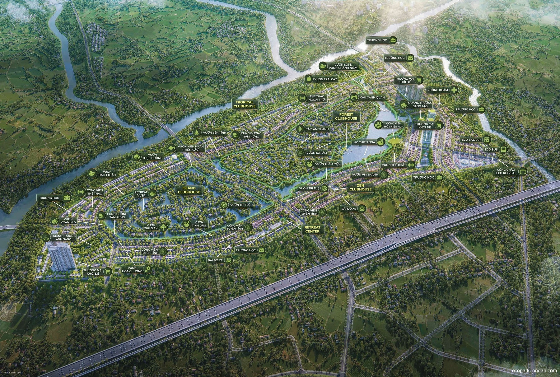 Eco Retreat - Ecopark Long An | Giá bán, chính sách T12/2025