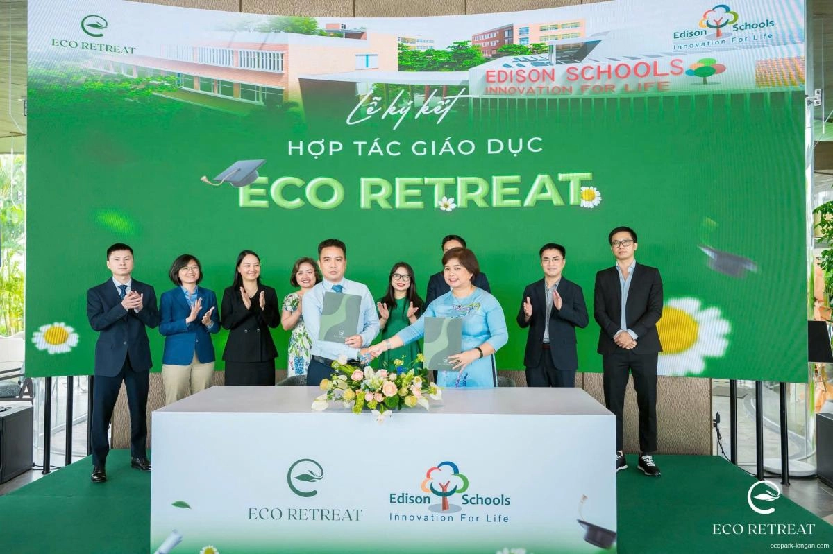 Ecopark và Edison Schools đưa mô hình liên cấp quốc tế về Eco Retreat