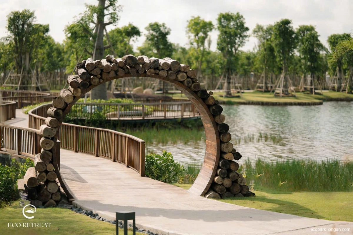 Hình ảnh thực tế tiến độ dự án Eco Retreat tháng 7/2025