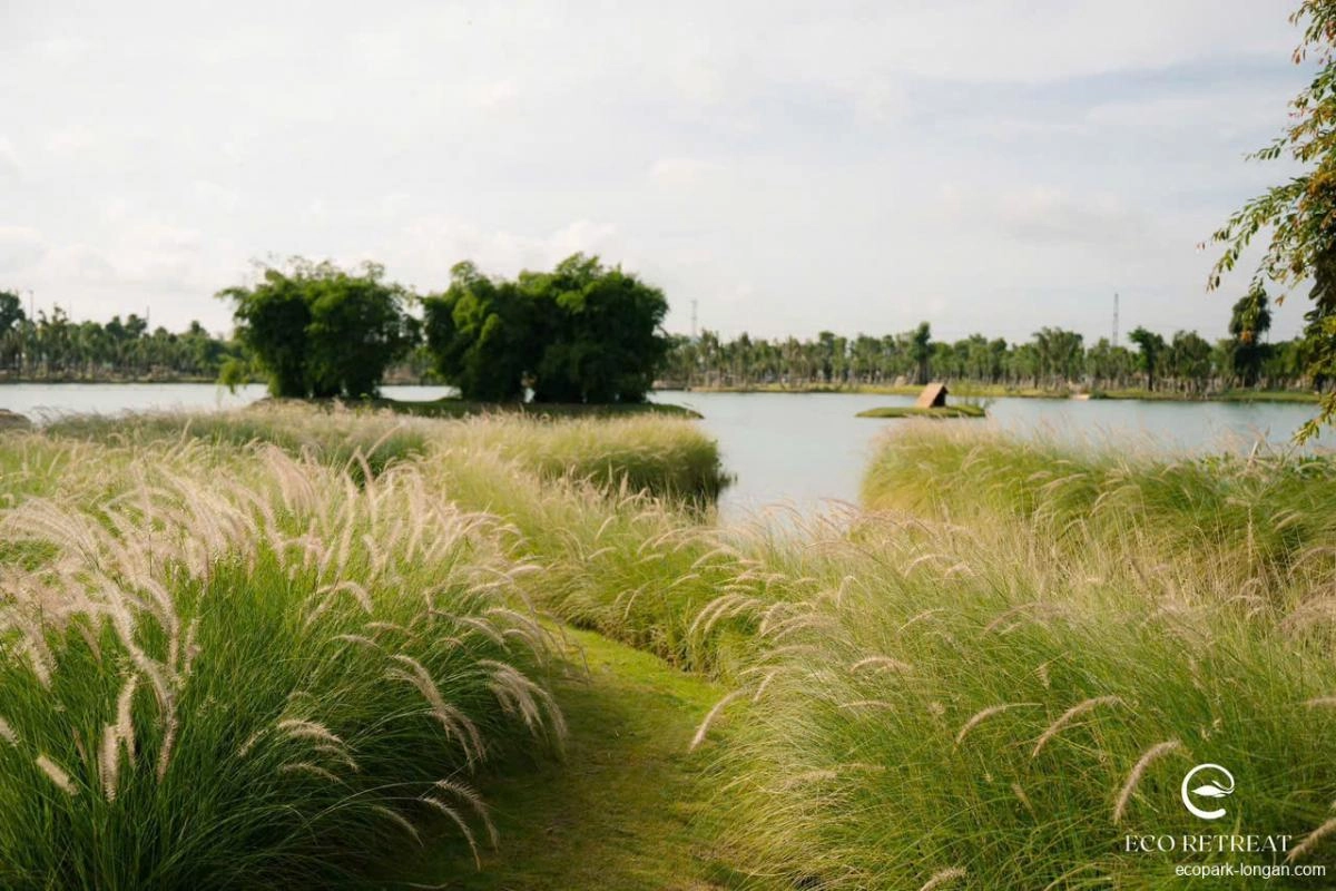 Hình ảnh thực tế tiến độ dự án Eco Retreat tháng 7/2025