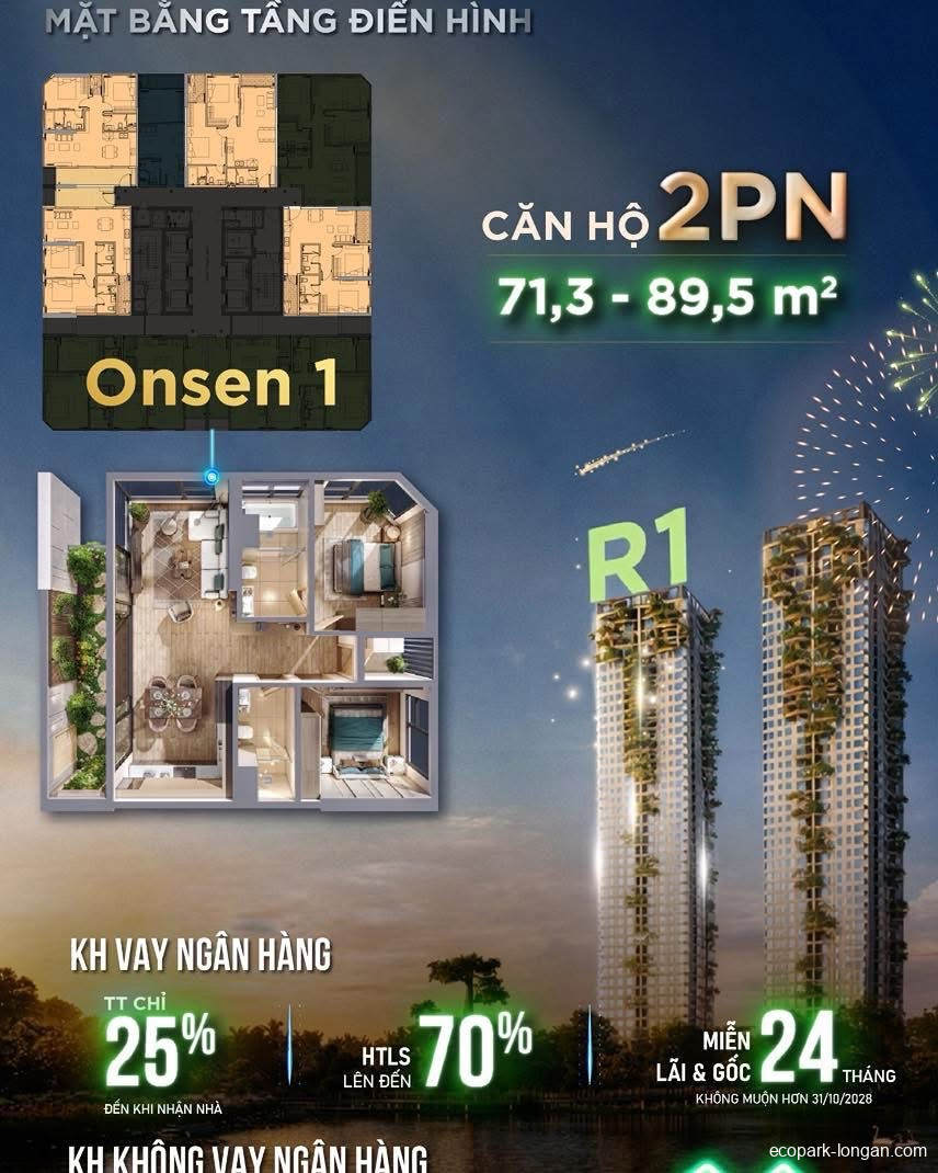 Mặt bằng Forest Onsen Eco Retreat Long An | Layout chi tiết