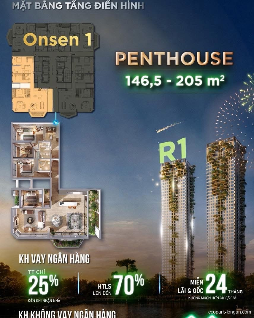 Mặt bằng Forest Onsen Eco Retreat Long An | Layout chi tiết
