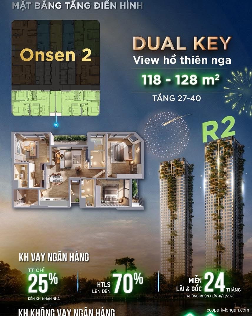Mặt bằng Forest Onsen Eco Retreat Long An | Layout chi tiết