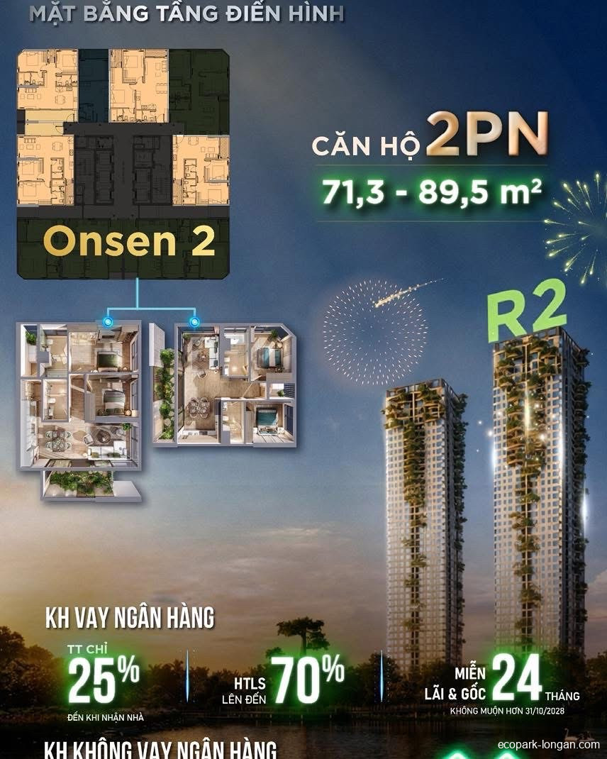 Mặt bằng Forest Onsen Eco Retreat Long An | Layout chi tiết