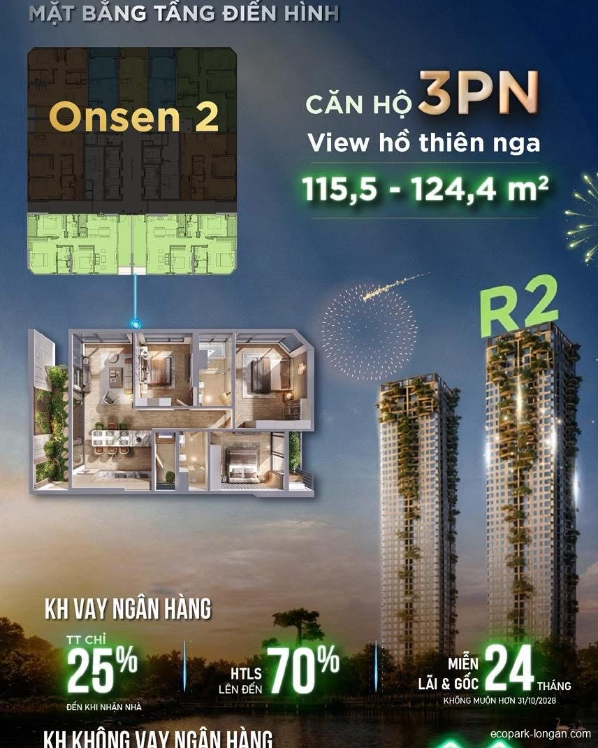 Mặt bằng Forest Onsen Eco Retreat Long An | Layout chi tiết