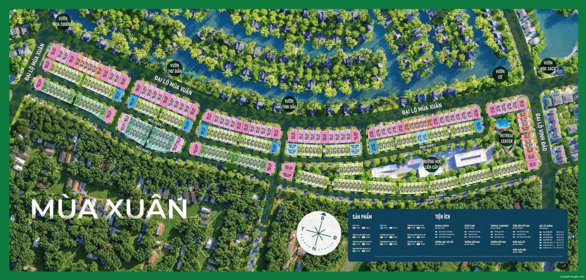 Phân khu Mùa Thu Eco Retreat | Chi tiết mặt bằng & giá bán