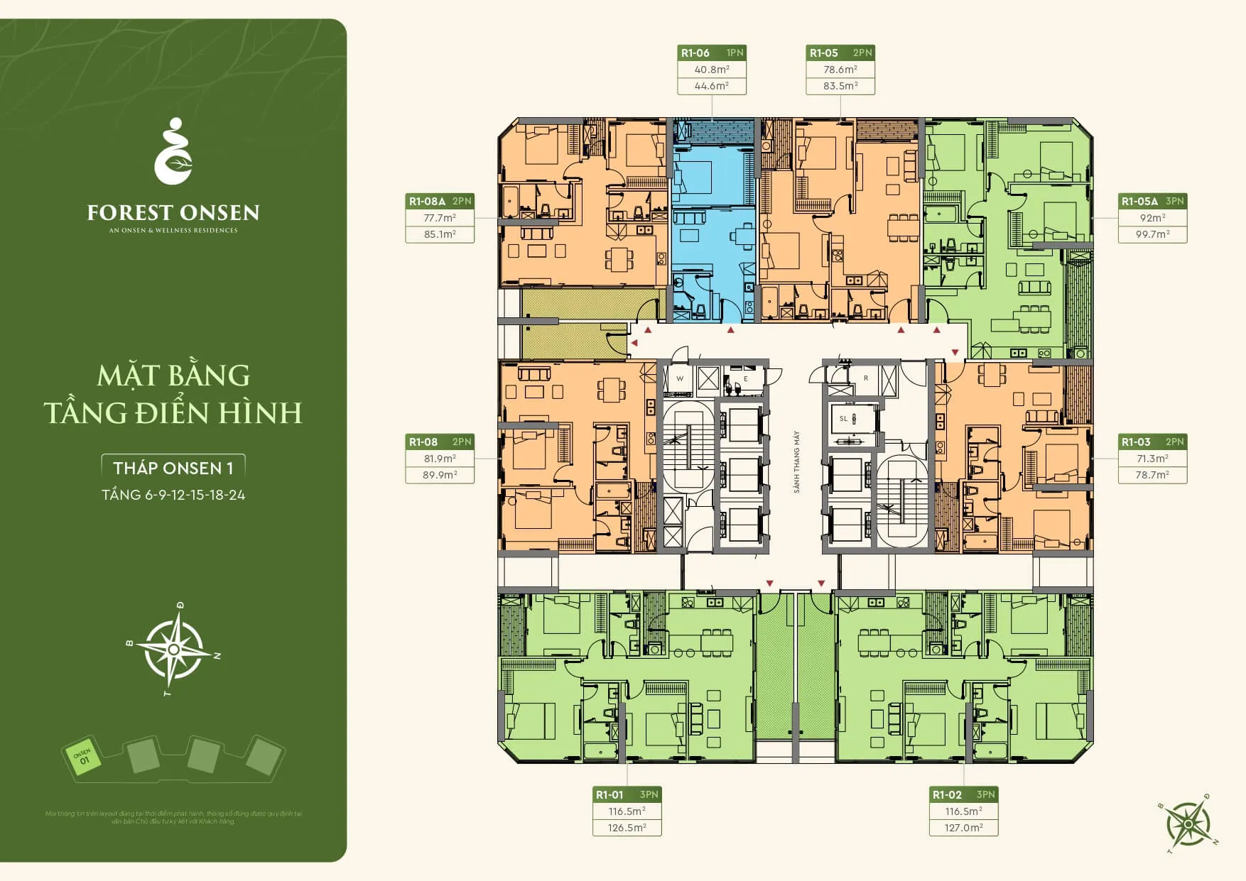 Forest Onsen Eco Retreat | Chi tiết mặt bằng & giá bán