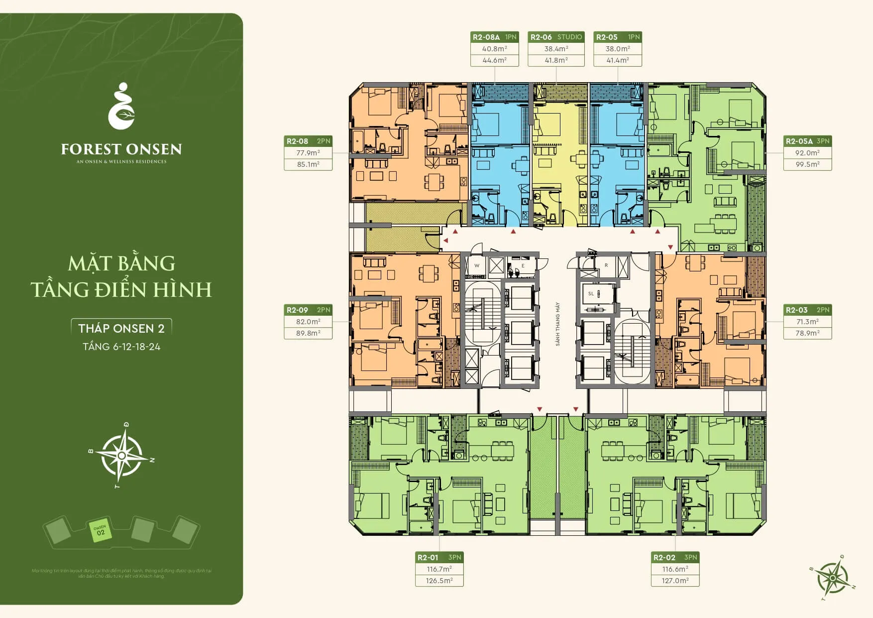 Forest Onsen Eco Retreat | Chi tiết mặt bằng & giá bán