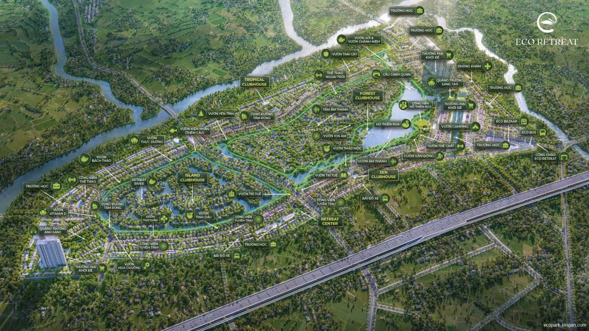 Dự án Ecopark Long An | Giá bán, chính sách update T6/2025