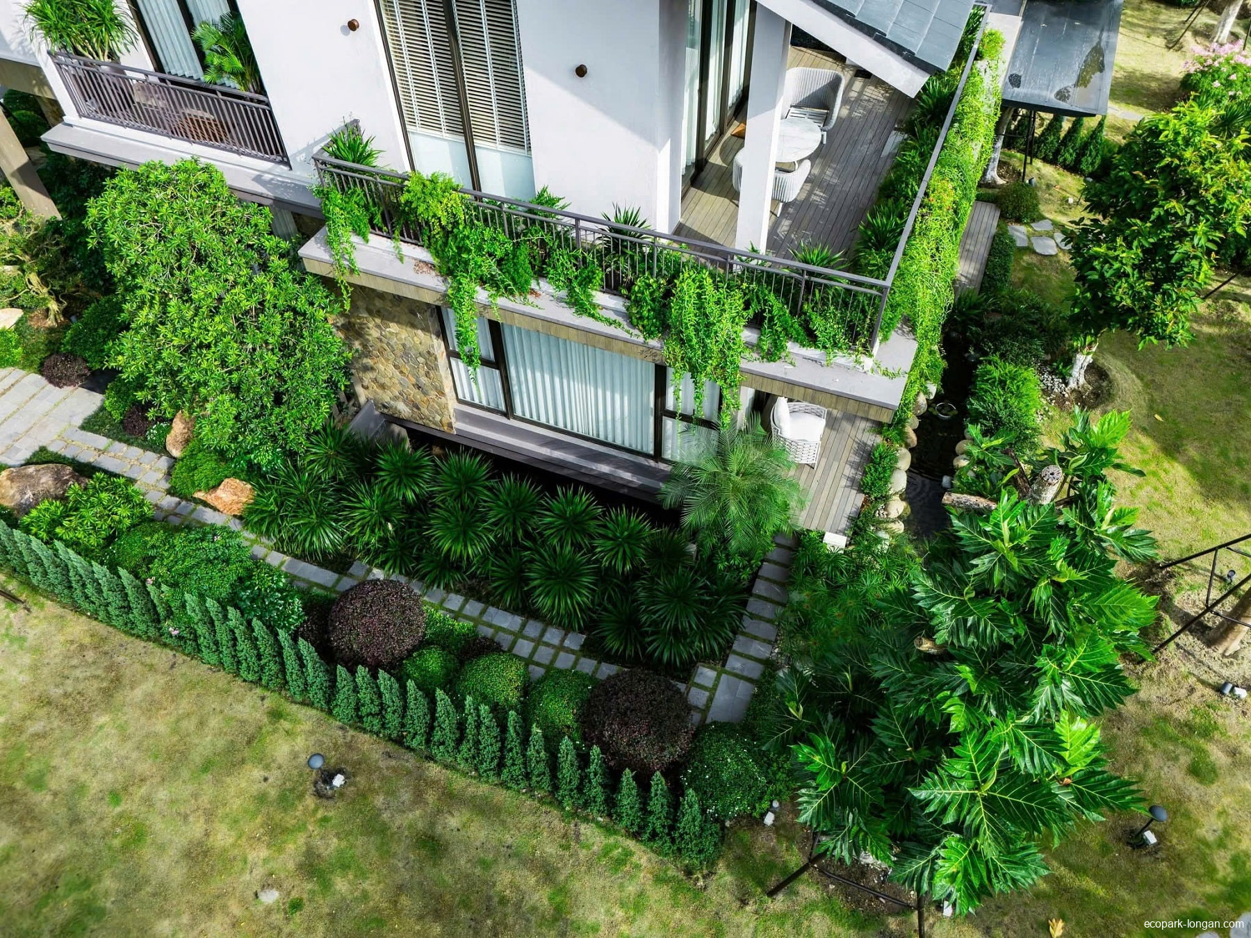 Nhà mẫu biệt thự rừng Eco Retreat Long An