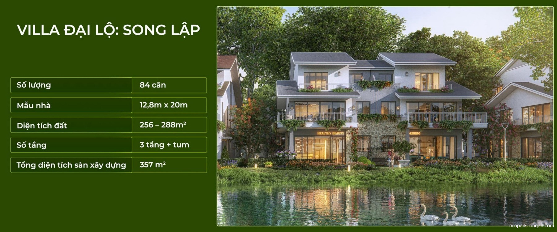 Mặt bằng Retreat Island dự án Eco Retreat | Full layout chi tiết