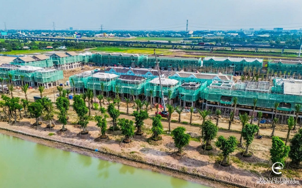 Tiến độ dự án Eco Retreat Long An tháng 12/2025 mới nhất