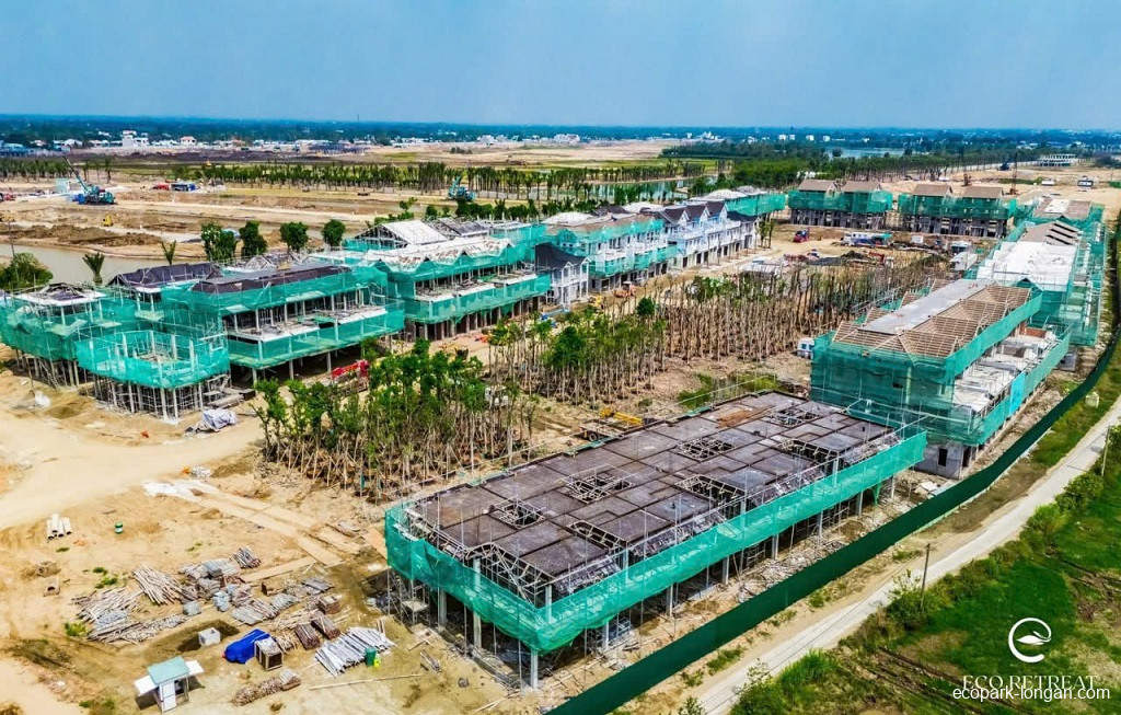 Tiến độ dự án Eco Retreat Long An tháng 12/2025 mới nhất