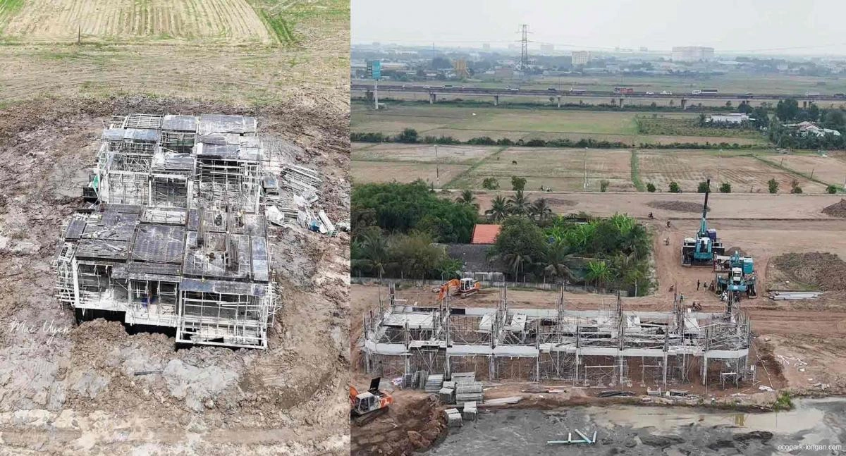 Tiến độ dự án Eco Retreat Long An - Hình ảnh mới nhất 2025