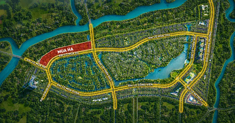 Các loại sản phẩm phân khu Mùa Hạ Eco Retreat